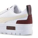 Puma Mayze Luxe Shoes White Maroon Women - 39