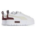 Puma Mayze Luxe Shoes White Maroon Women - 39