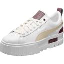Puma Mayze Luxe Shoes White Maroon Women - 39