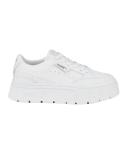 Puma Mayze Stack Sneakers in Triple White