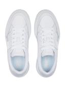 Puma Mayze Stack Sneakers in White & Grey