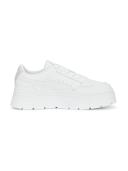 Puma Mayze Stack Sneakers in White & Grey