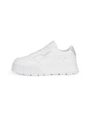 Puma Mayze Stack Sneakers in White & Grey