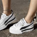Puma Mayze 'White Black' Sneakers | Women's Size 10.5