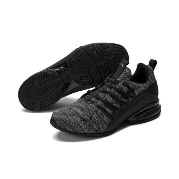 Puma Men's Axelion Spark Sneaker, Black-Quiet Shade, 8.5 US
