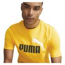 Puma Men's Essentials+ 2 Colour Logo Yellow Tee M