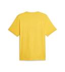 Puma Men's Essentials+ 2 Colour Logo Yellow Tee XXL