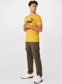 Puma Men's Essentials Logo Yellow Tee XXL