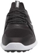 Puma Men's Ignite Fasten8 Golf Shoe, Black Silver White, 9 Wide