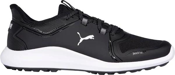 Puma Men's Ignite Fasten8 Golf Shoe, Black Silver White, 9 Wide