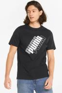 Puma Men's Puma Power Logo Tee - Black
