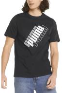 Puma Men's Puma Power Logo Tee - Black
