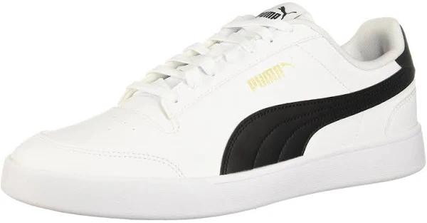 Puma Men's Sneaker White & Black Shuffle Sneaker 10.5