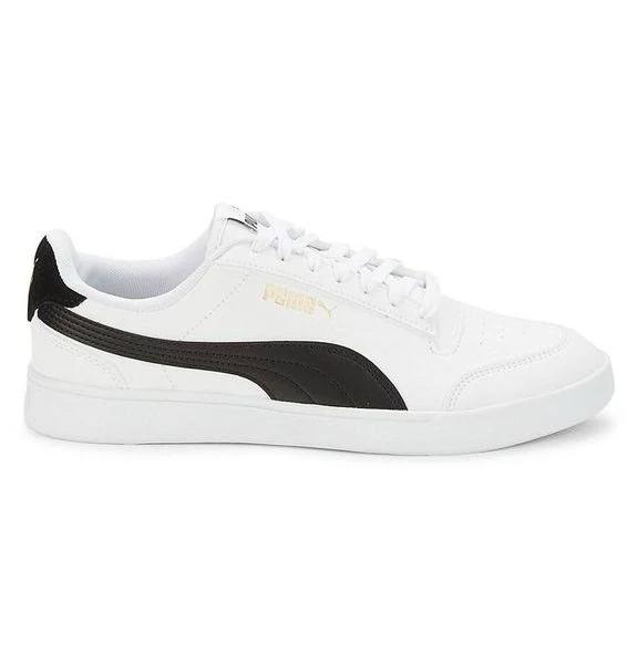 Puma Men's Sneaker White & Black Shuffle Sneaker 9.5
