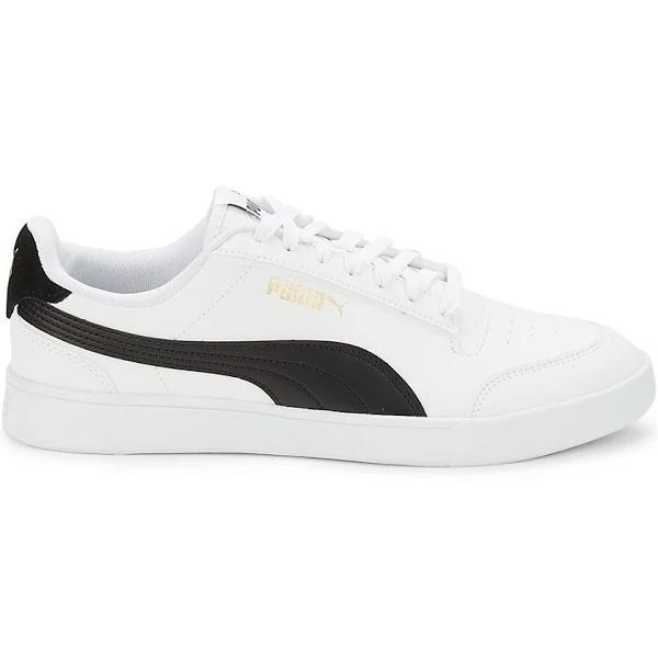 Puma Men's Sneaker White & Black Shuffle Sneaker 9