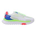 Puma Men's Sneaker White & Bluemazing Wild Rider Spectra Sneaker 11