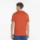 Puma Men's Tee Shirt Cherry Tomato Heather Run Favorite Crewneck Tee M