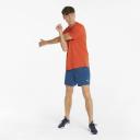 Puma Men's Tee Shirt Cherry Tomato Heather Run Favorite Crewneck Tee M