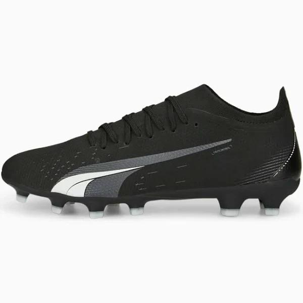 Puma Men's Ultra Match FG/AG Black/White, 7.5