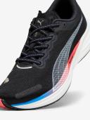 Puma Mens Deviate Nitro 2 Shoes Black/Fire/Blue