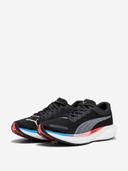 Puma Mens Deviate Nitro 2 Shoes Black/Fire/Blue