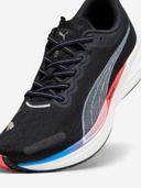 Puma Mens Deviate Nitro 2 Shoes Black/Fire/Blue