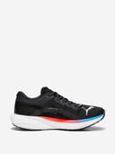 Puma Mens Deviate Nitro 2 Shoes Black/Fire/Blue
