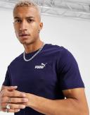 Puma Mens Ess Small Logo Tee Peacoat XSmall