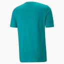 Puma Mens Essentials+ 2 Colour Logo Tee Blue M @ Rebel Active