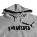 Puma | Mens Essentials Big Logo Hoodie (Medium Gray Heather) 3XL