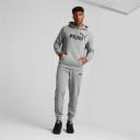 Puma | Mens Essentials Big Logo Hoodie (Medium Gray Heather) 3XL