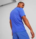 Puma Mens Favourite Heather Running Tee Blue S @ Rebel Active