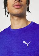 Puma Mens Favourite Heather Running Tee Blue S @ Rebel Active