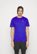 Puma Mens Favourite Heather Running Tee Blue S @ Rebel Active