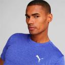 Puma Mens Favourite Heather Running Tee Blue S @ Rebel Active