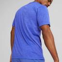 Puma Mens Favourite Heather Running Tee Blue S @ Rebel Active