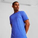 Puma Mens Favourite Heather Running Tee Blue S @ Rebel Active