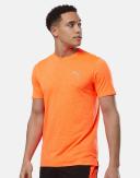 Puma Mens Favourite Heather Running Tee Orange L @ Rebel Active
