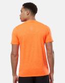 Puma Mens Favourite Heather Running Tee Orange M @ Rebel Active