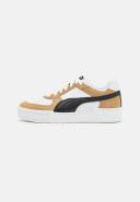 Puma Mens Pro Mix Sneakers White/Tan/Black Size 7