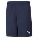 Puma Mens Teamrise Casual Shorts Peacoat/White M