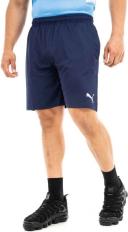 Puma Mens Teamrise Casual Shorts Peacoat/White M