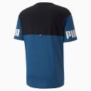 Puma Power Colorblock Tee in Blue XL
