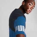 Puma Power Colorblock Tee in Blue XL