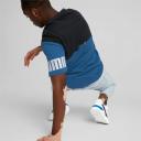 Puma Power Colorblock Tee in Blue XL