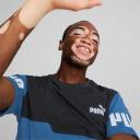 Puma Power Colorblock Tee in Blue XL