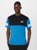 Puma Power Colorblock Tee in Blue XL