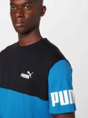 Puma Power Colorblock Tee in Blue XL
