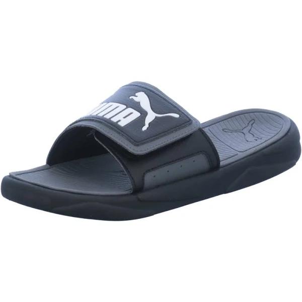 Puma Royalcat Comfort Slide - White / Black