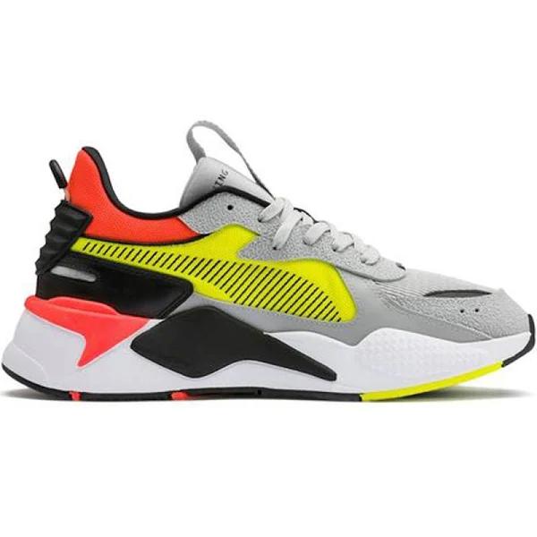 Puma RS-X Hard Drive 'Grey Yellow Red' Sneakers | Men's Size 11